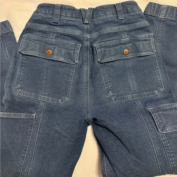 Duluth Trading Co Blue Cotton Blend Jeans - Picture 2 of 11